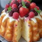 Berry Topped Bundt Cake First Image