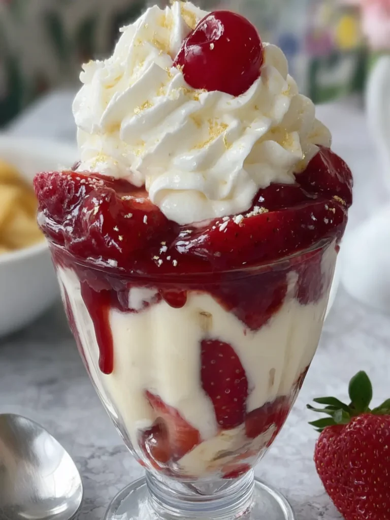 Strawberry Cream Sundae Delight First Image