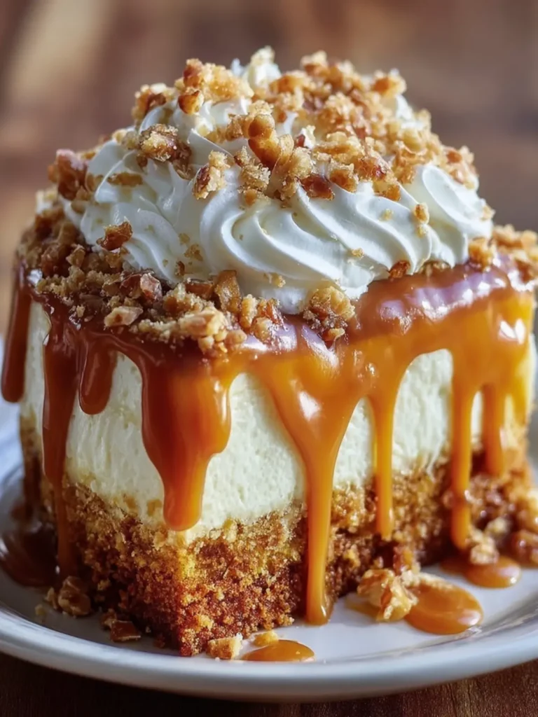 Caramel Toffee Crunch Cake First Image