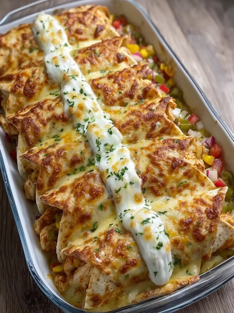 Baked Cheesy Chicken Tacos Recipe First Image