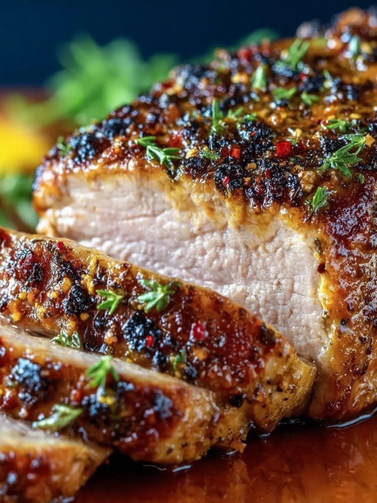 Herb Crusted Pork Loin Roast First Image