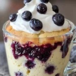 Blueberry Mug Cake Delight First Image