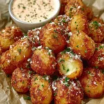 Crispy Parmesan Potato Bites Recipe First Image