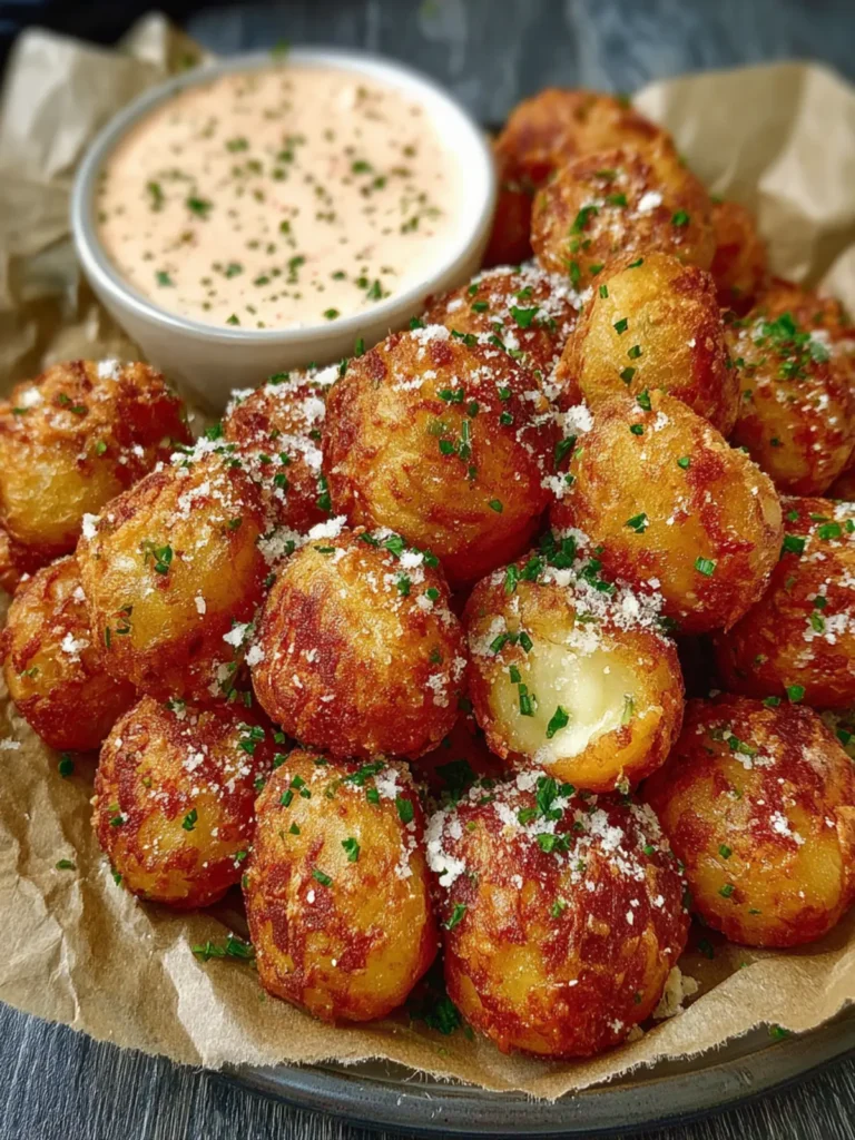 Crispy Parmesan Potato Bites Recipe First Image