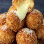 Crispy Coated Custard Balls First Image