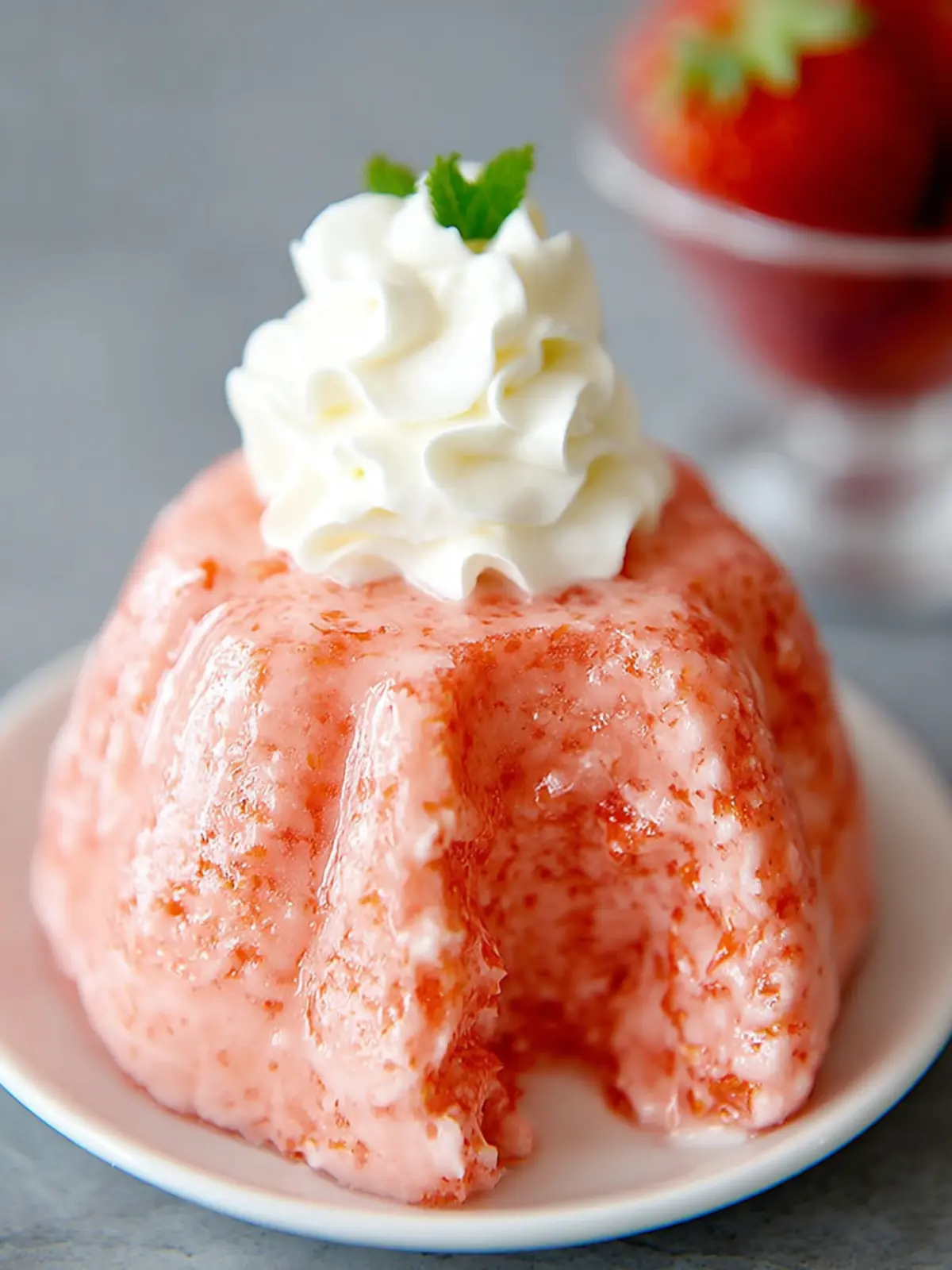 Strawberry Fluff Gelatin Dessert First Image