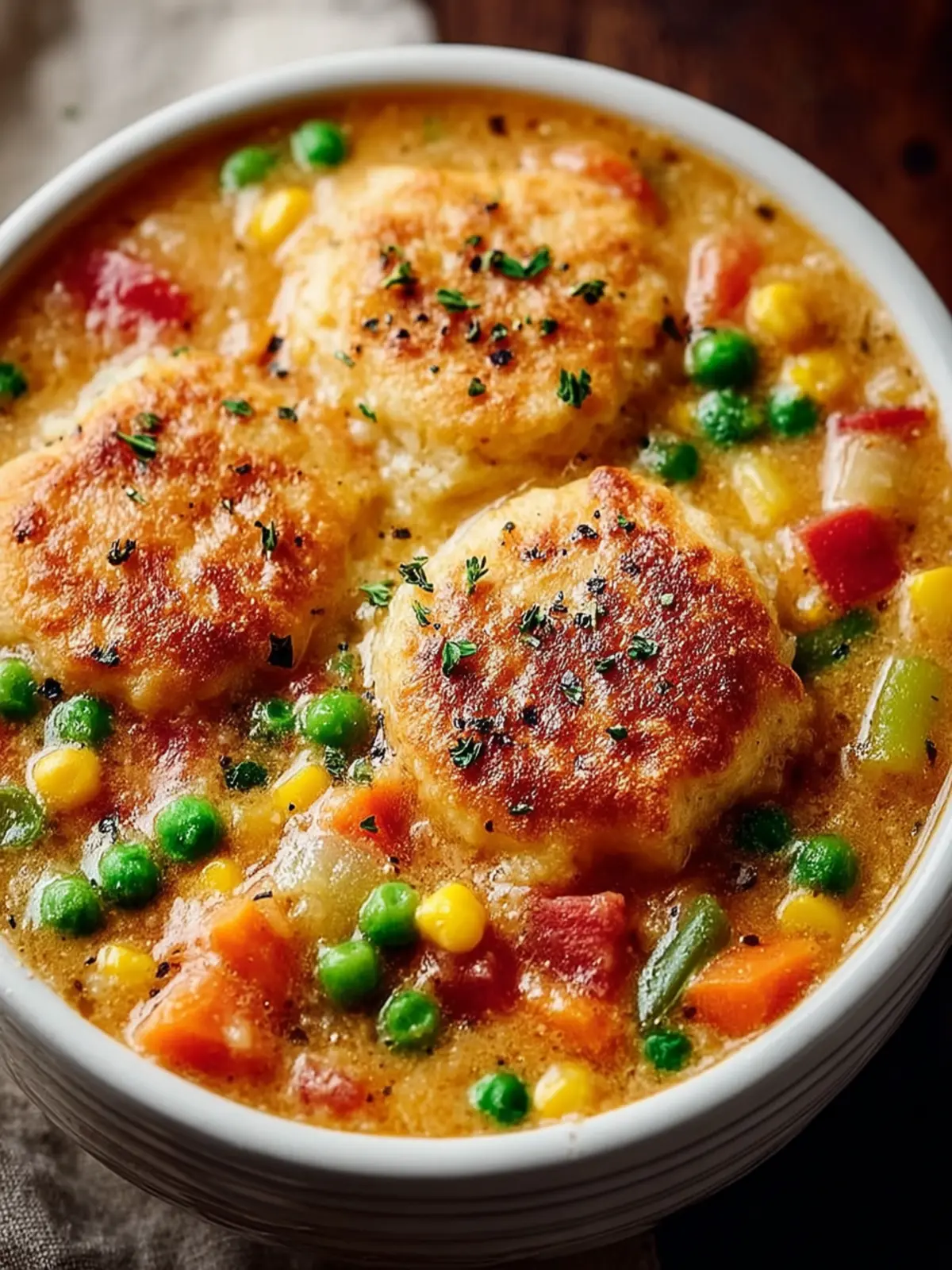 Veggie Pot Pie Soup: A Hearty Delight for Everyone! First Image