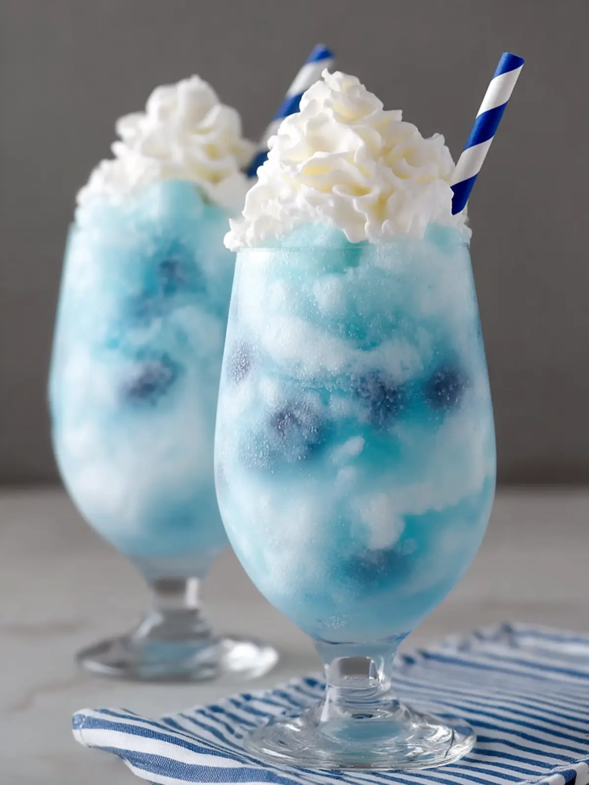 Whimsical Cloudy Blue Drink First Image