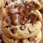 Caramel-Filled Chocolate Chip Cookies First Image