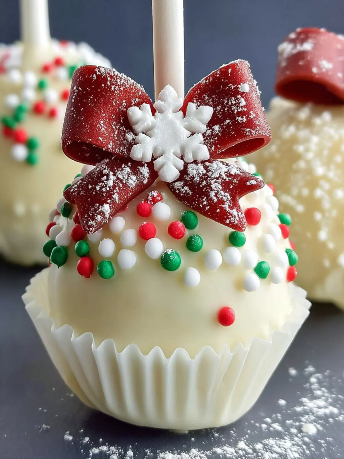 Festive Holiday Cake Pops Recipe First Image