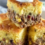 Savory Beef Cornbread Casserole First Image