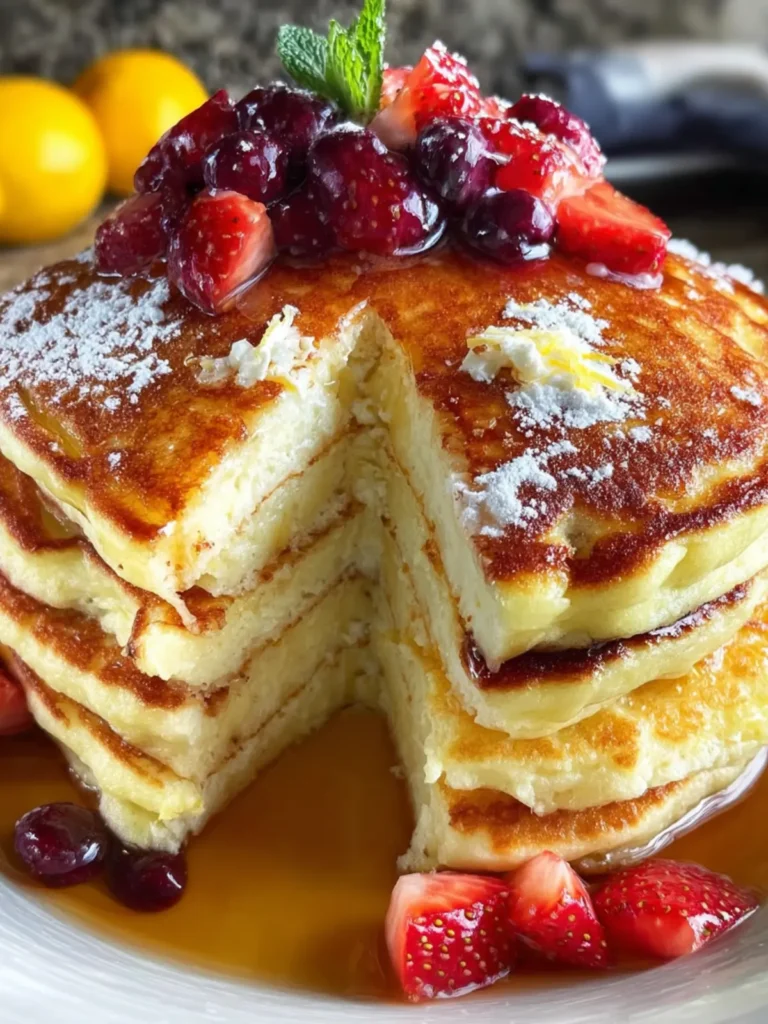 Fluffy Lemon Ricotta Pancakes: 5 Steps to Joyful Mornings First Image