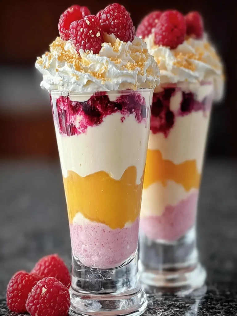 Layered Raspberry Mango Parfait First Image