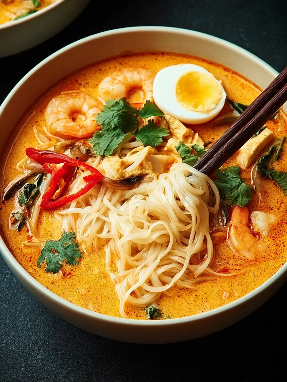 Coconut Curry Noodle Soup First Image