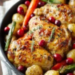 Cranberry Roasted Chicken & Veggies First Image