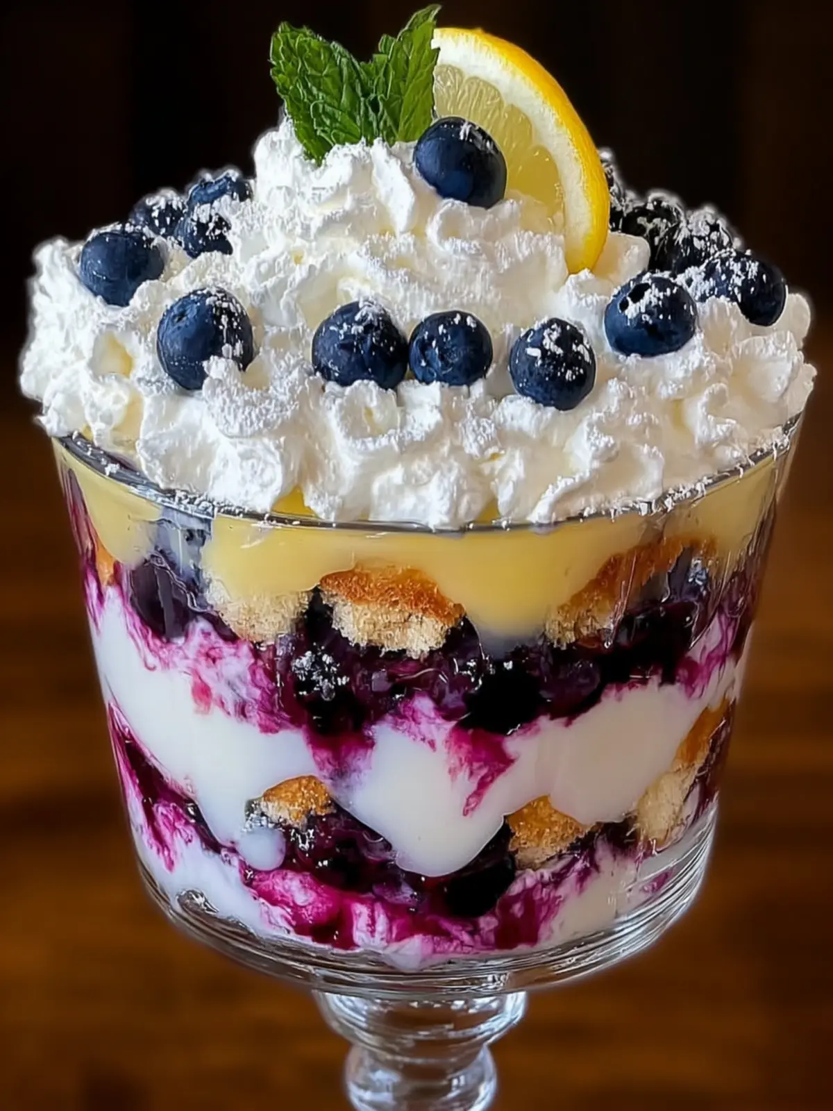 Best Lemon Blueberry Trifle Recipe – Easy No-Bake Layered Dessert First Image
