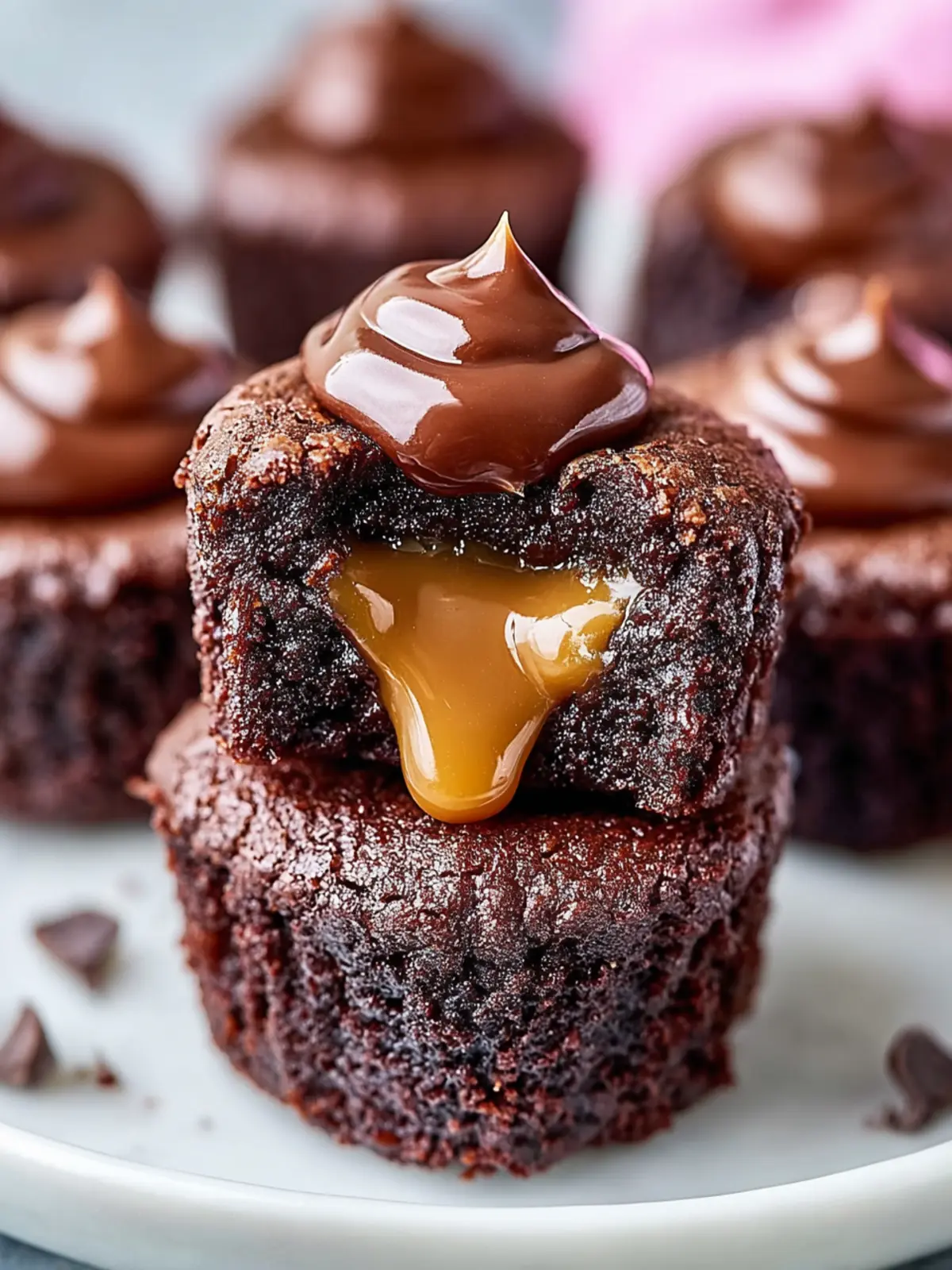 Irresistible Chocolate Caramel Brownie Bites You’ll Adore First Image