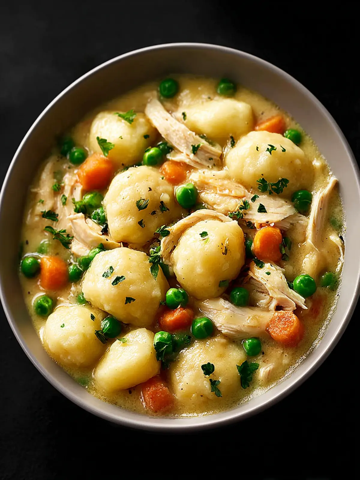 Classic Chicken And Dumplings With Gnocchi First Image