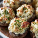 Crab Stuffed Mushrooms First Image