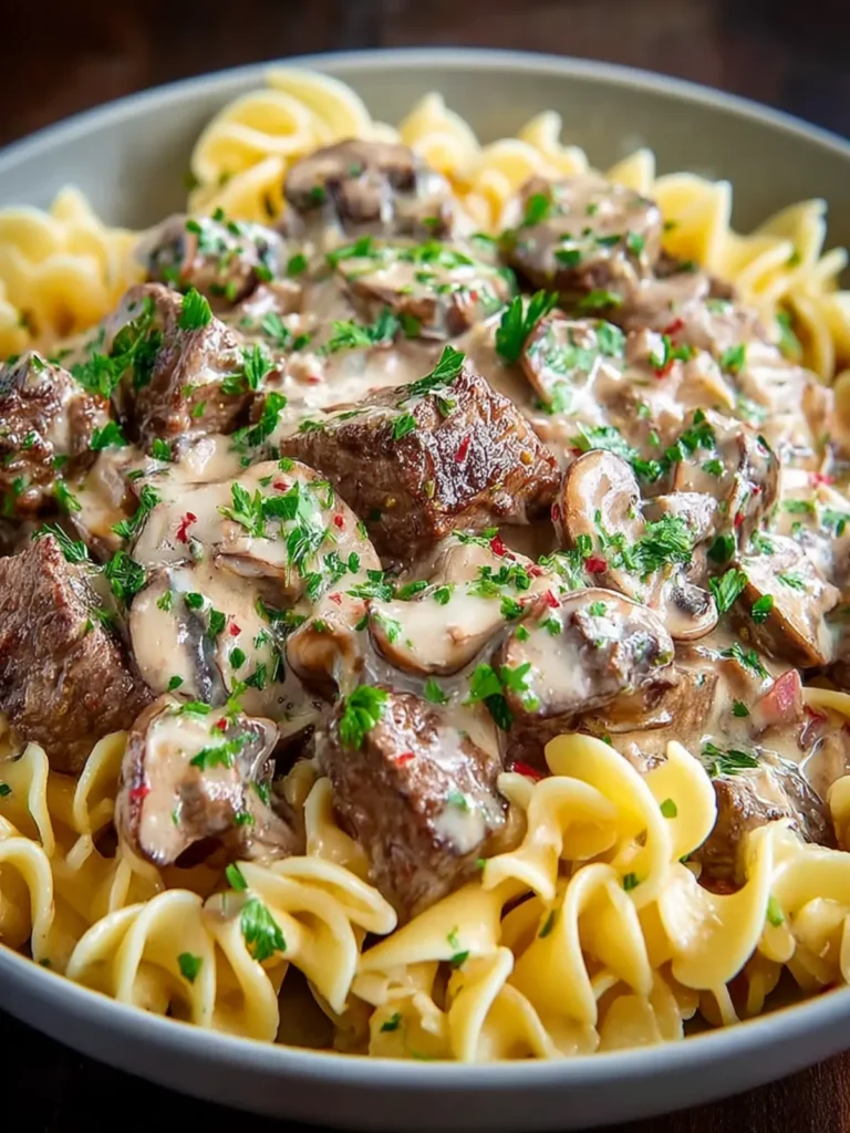 This Crock Pot Beef Stroganoff Has a Secret That Makes It Extra Creamy First Image