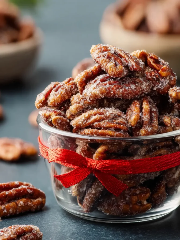 Homemade Candied Pecans First Image