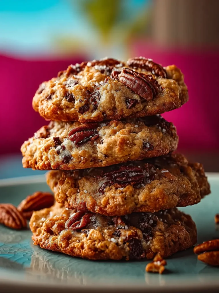 Pecan Pie Oatmeal Cookies First Image