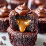 Irresistible Chocolate Caramel Brownie Bites You’ll Adore First Image