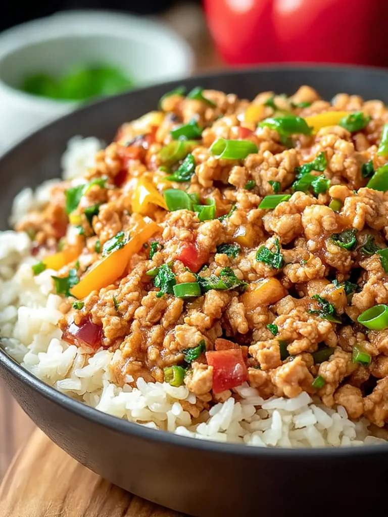 Savory Ground Turkey Over Rice: A Comforting Delight First Image