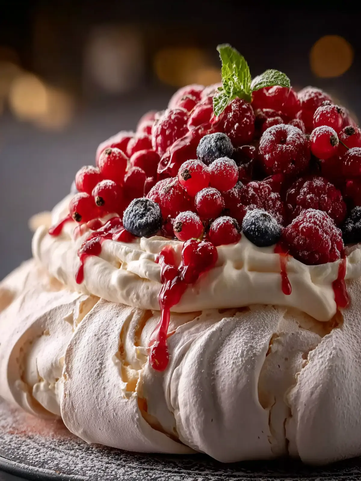 Christmas Pavlova Recipe First Image