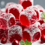 Festive Cranberry Jelly Candies: Perfect Holiday Gift Treats First Image