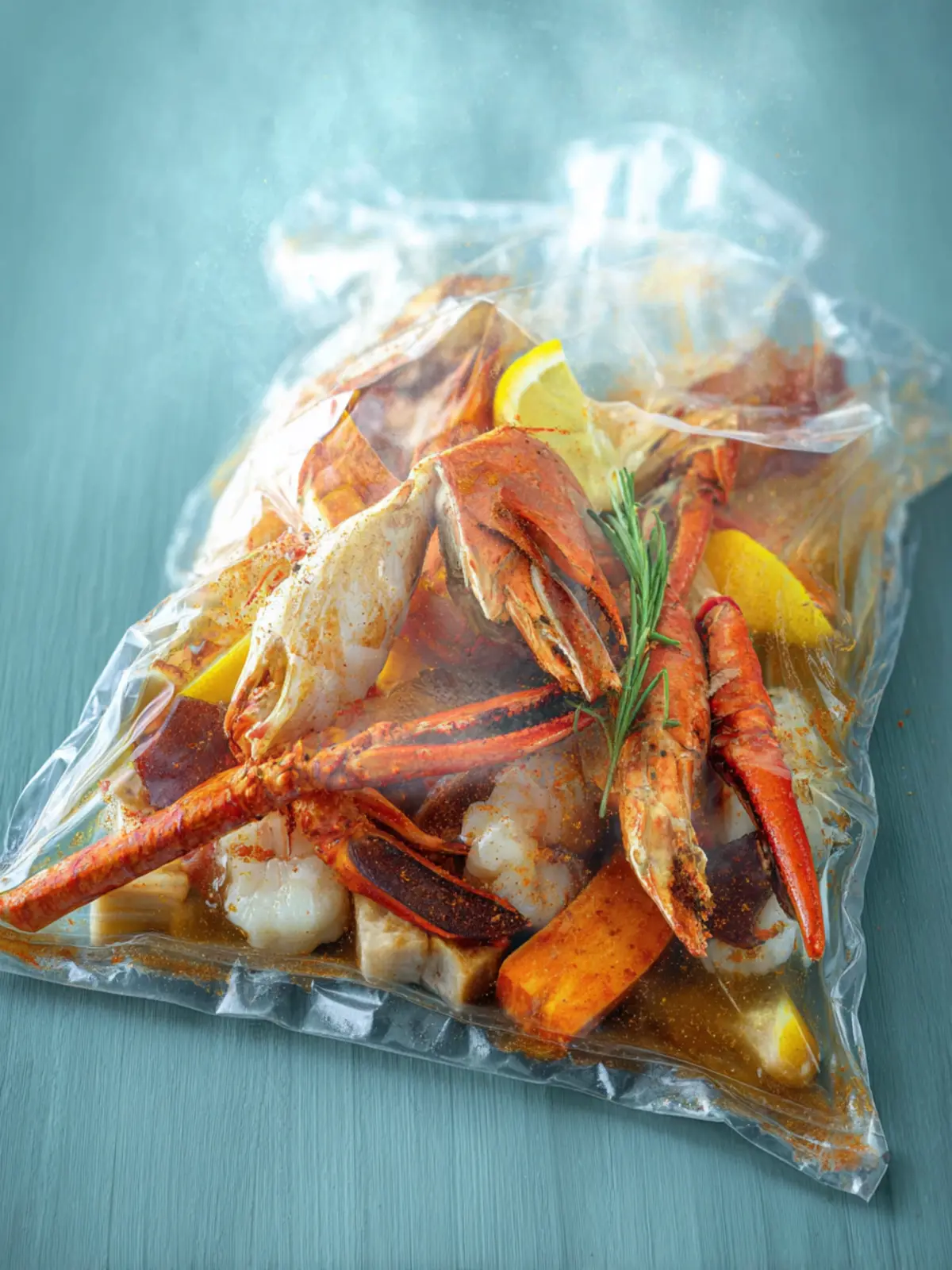 How to Cook Seafood in a Bag First Image