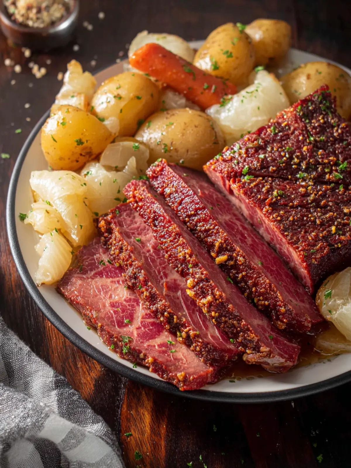 Dutch Oven Corned Beef and Potatoes First Image