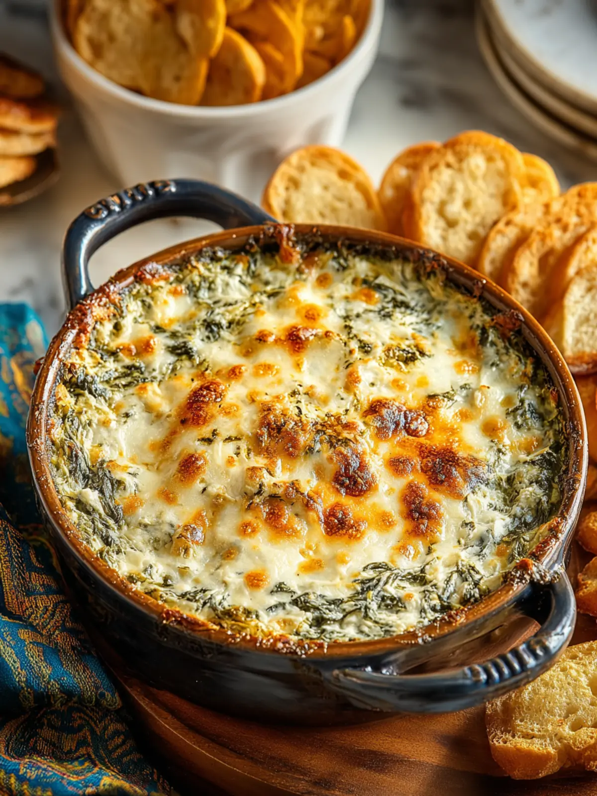 Irresistible Hot Spinach and Artichoke Dip Recipe First Image