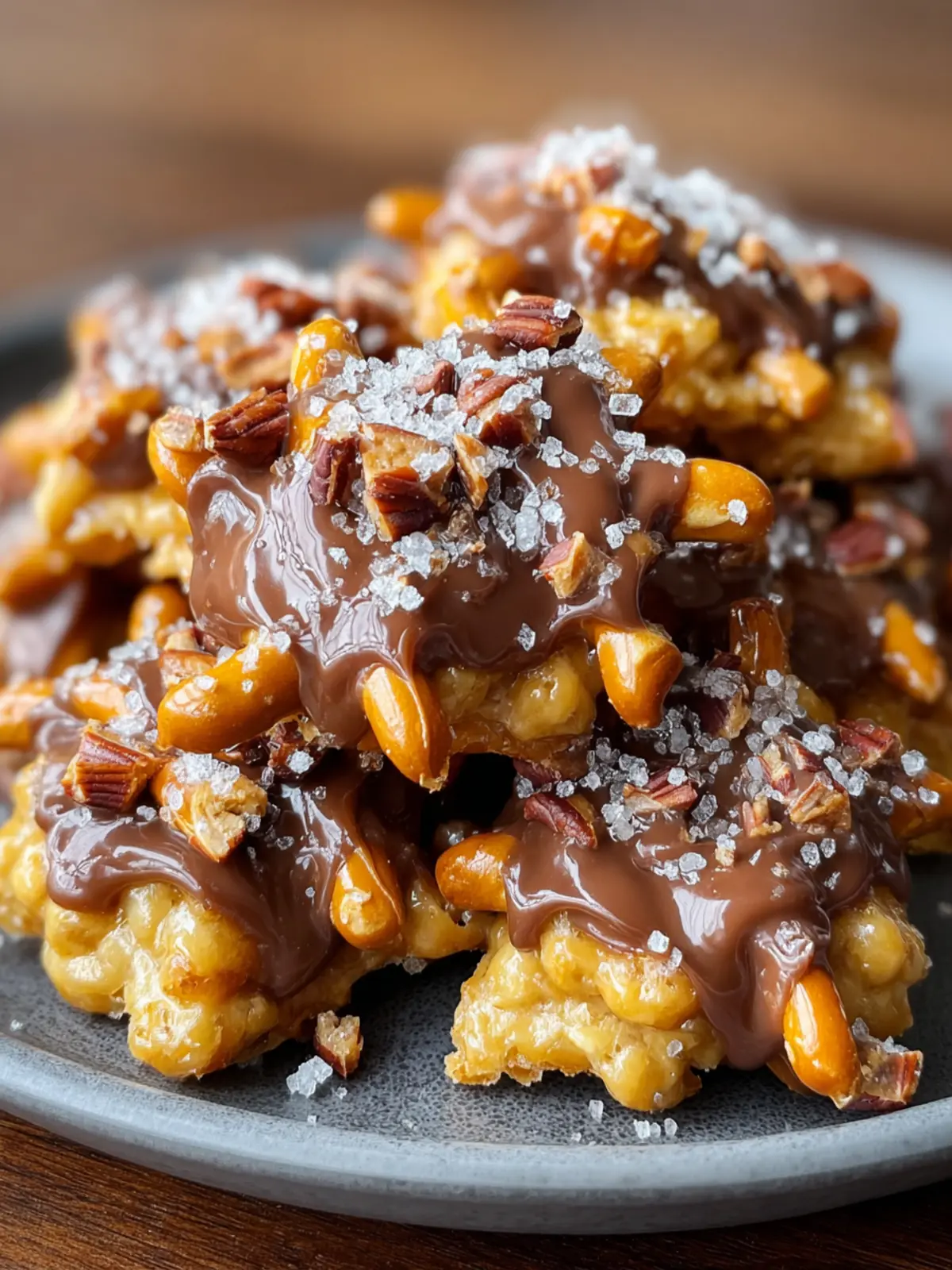10-Minute Peanut Butter Pretzel Clusters That Will Wow You First Image