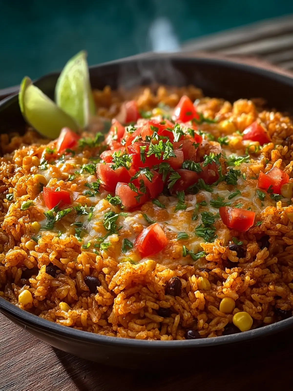 Easy One Pot Mexican Rice Casserole First Image