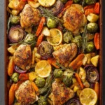 Sheet Pan Chicken and Veggies First Image