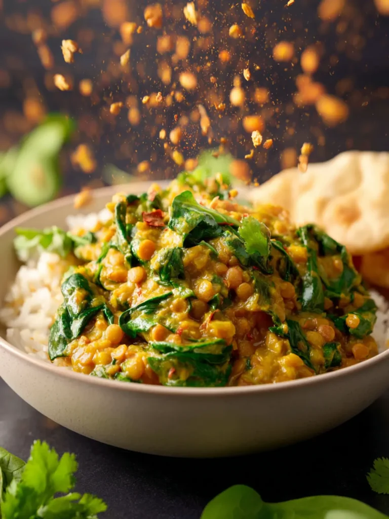 Spinach Lentil Curry First Image