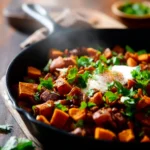 Sweet Potato Hash with Harissa First Image