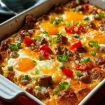 Hearty Sausage and Egg Casserole First Image