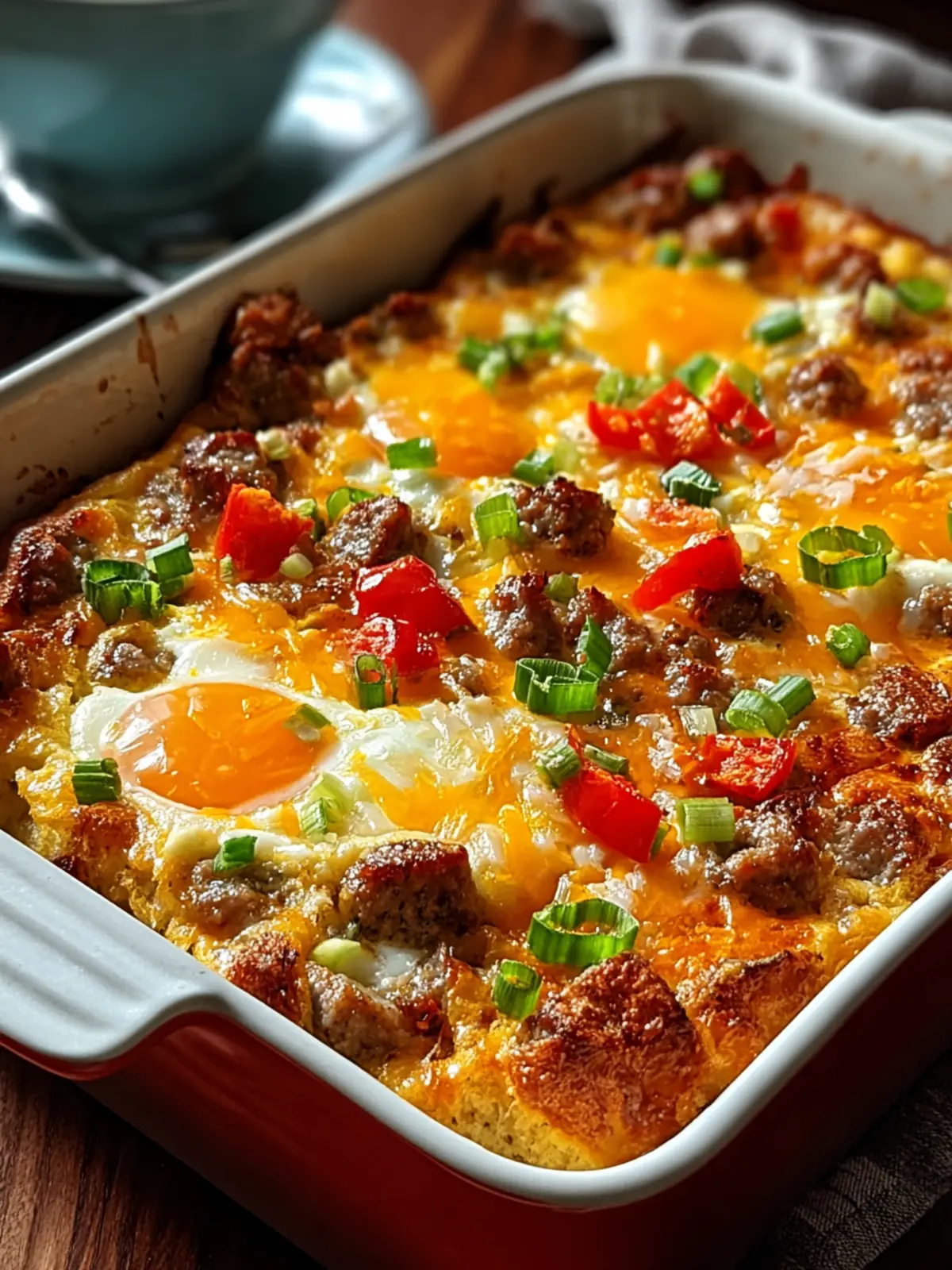Hearty Sausage and Egg Casserole First Image