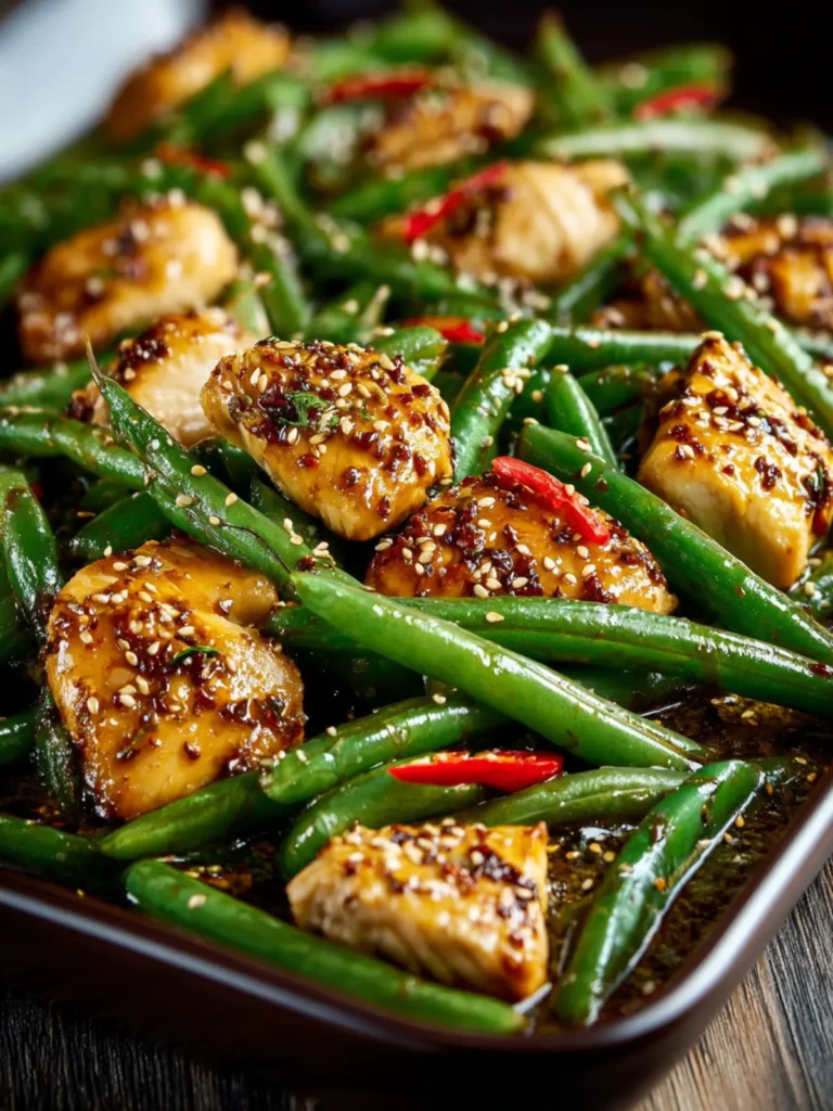 Asian Chicken and Green Beans First Image