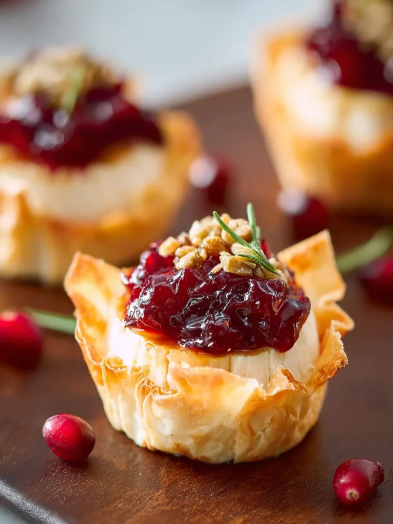 Cranberry Brie Bites First Image