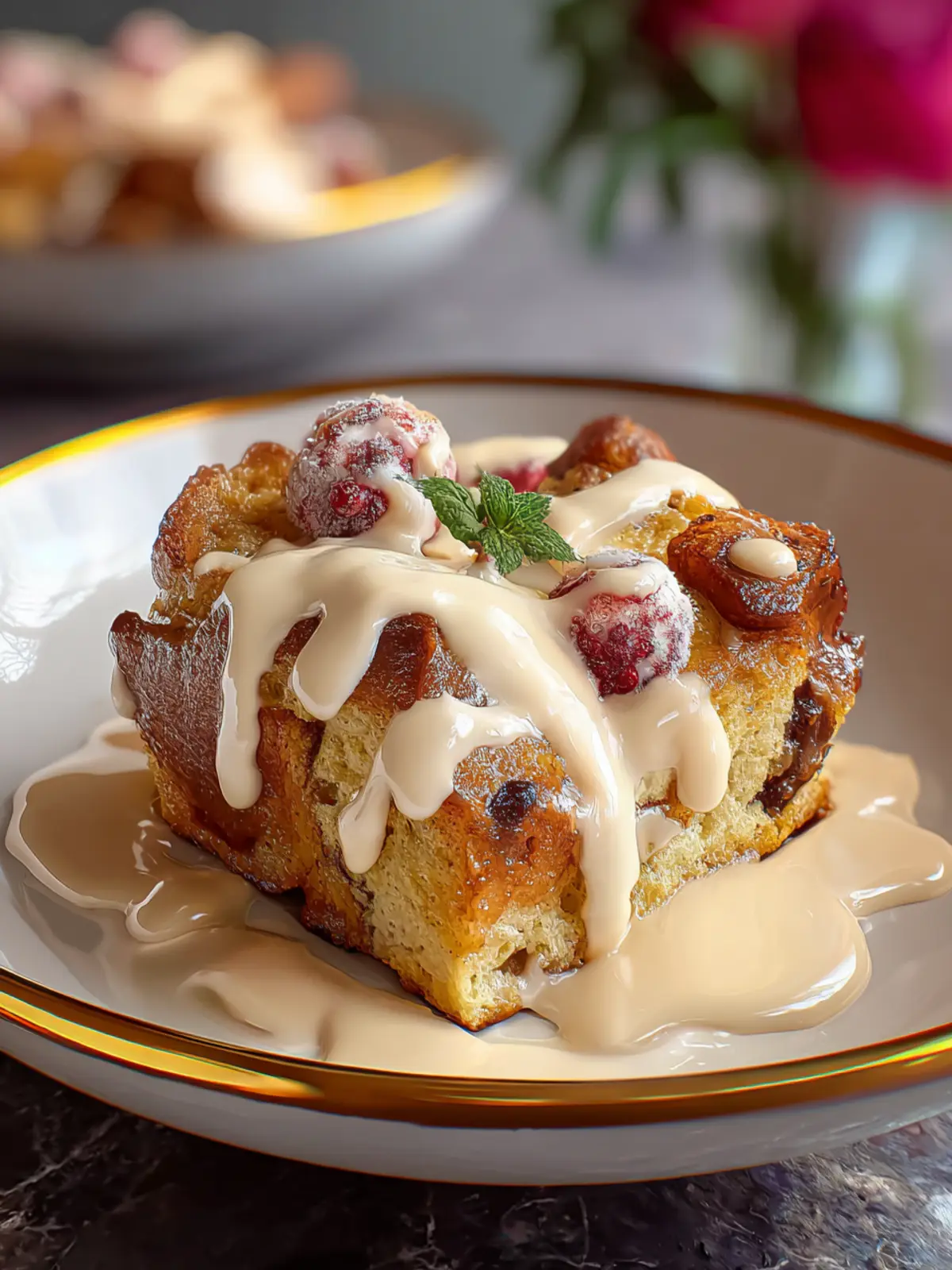 Irresistible Bread Pudding: A Heartwarming Dessert Treat First Image