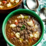 Instant Pot Hamburger Soup (with Cauliflower) First Image