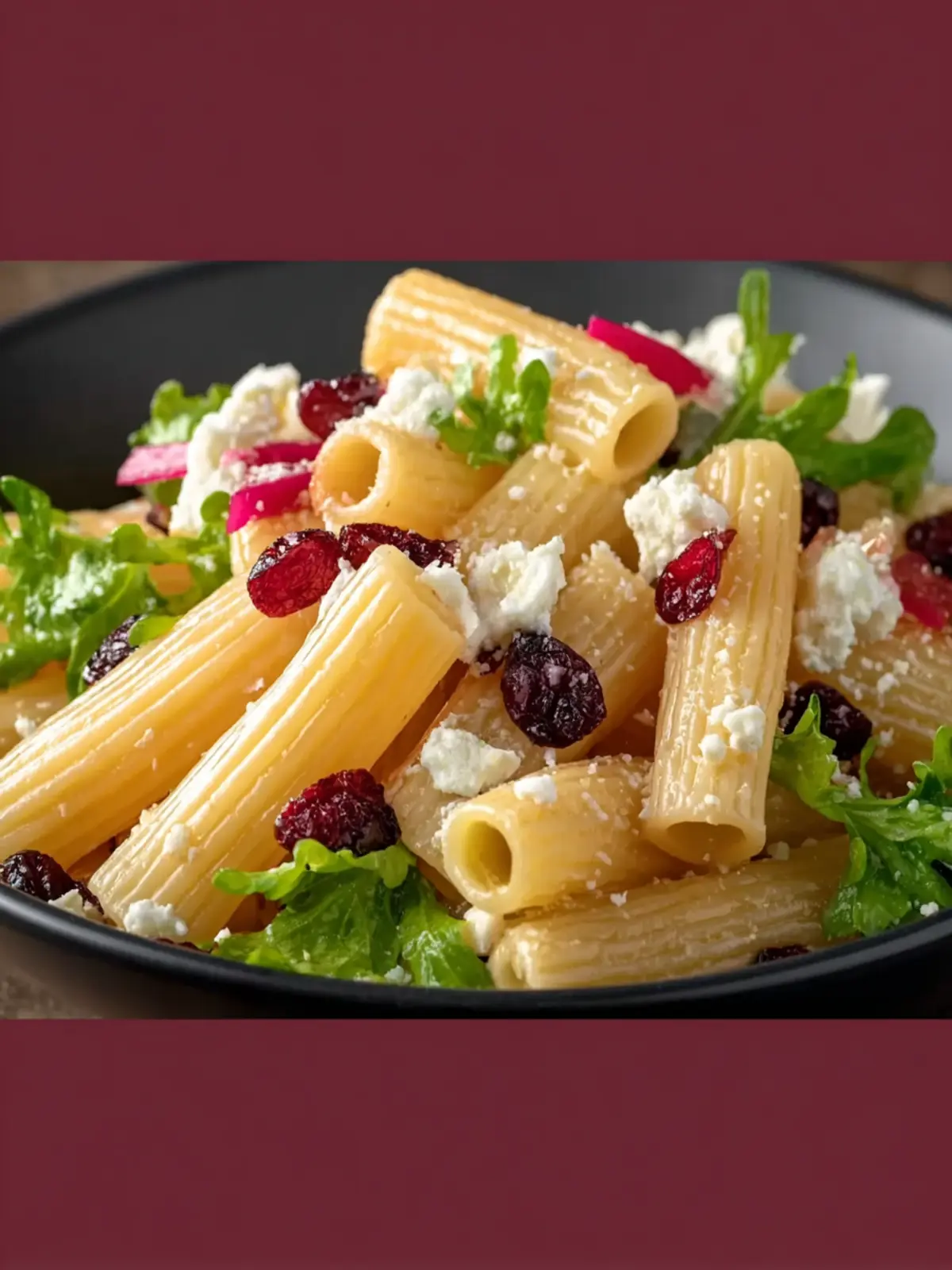 Feta & Cranberry Rigatoni Salad: A Refreshing Must-Try Treat First Image