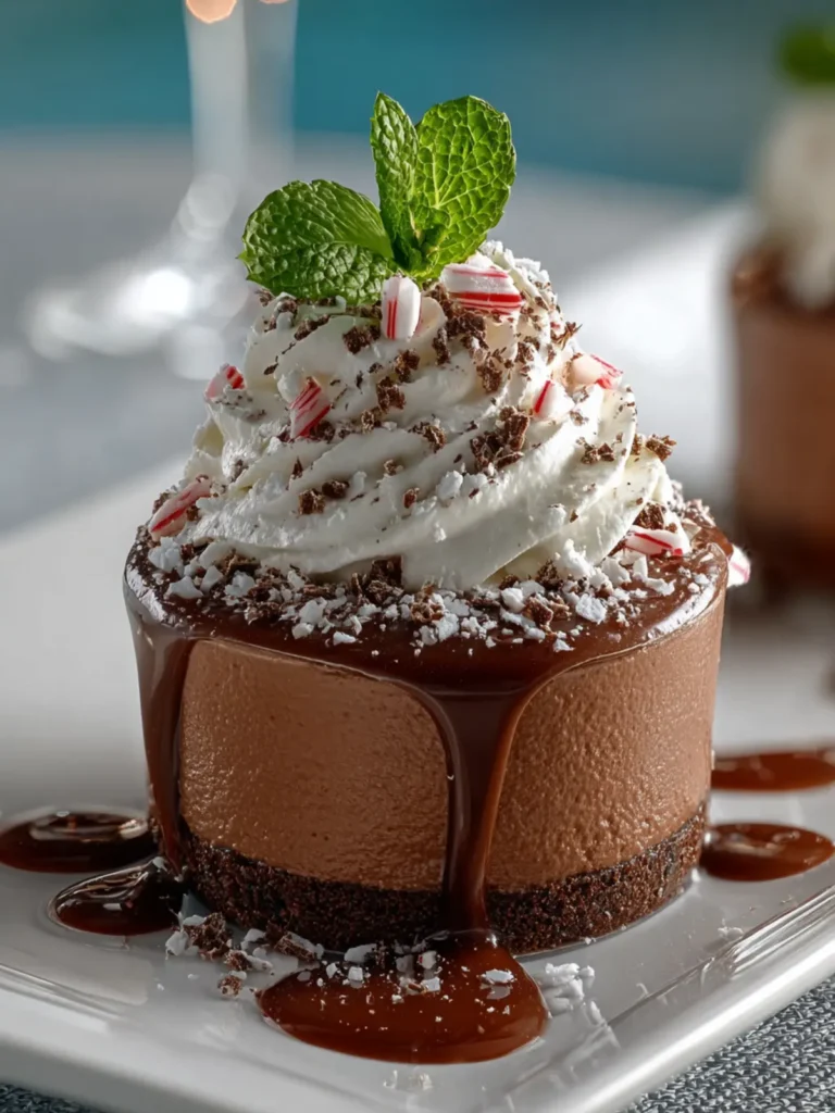 Chocolate Peppermint Mousse First Image