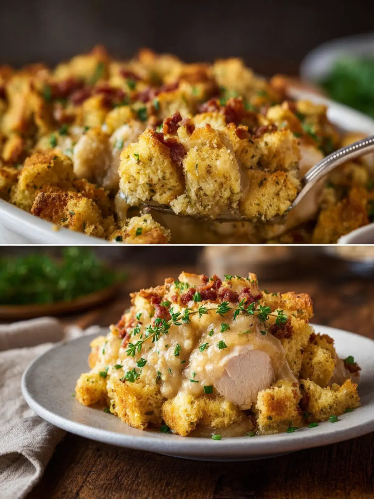 Easy Chicken Stuffing Bake: A Simple One-Dish Casserole First Image