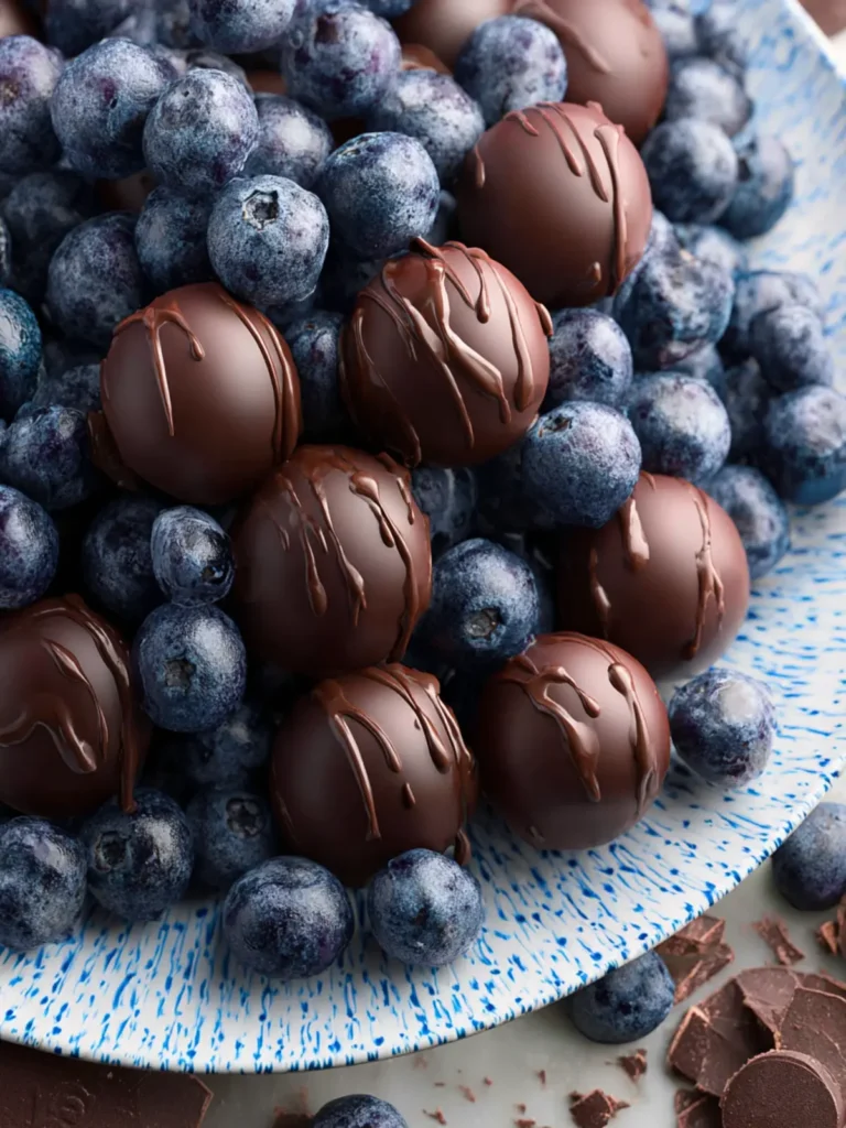 Chocolate Covered Blueberries First Image