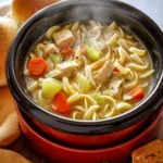 Vegetarian Chicken Noodle Soup First Image