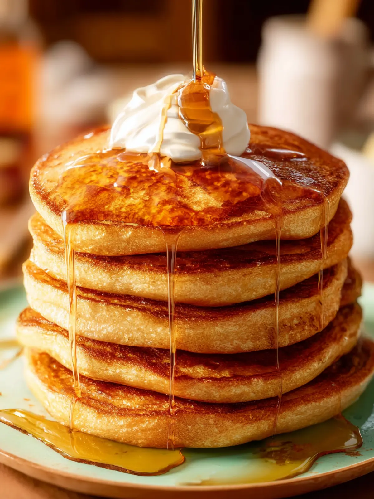 Oat Milk Pancakes First Image